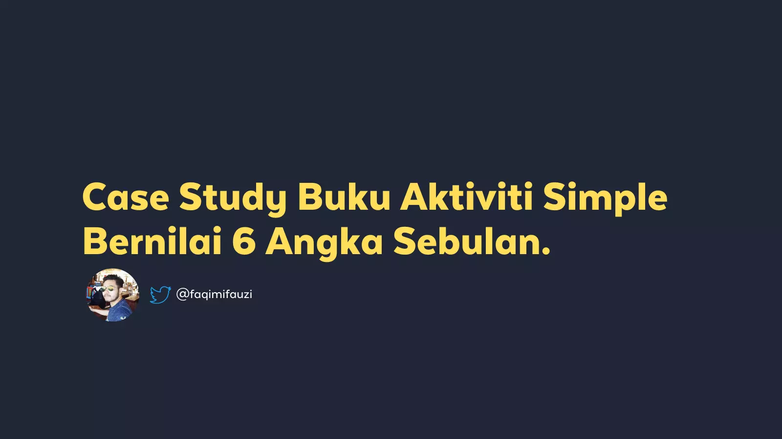 Case Study Buku Aktiviti Simple Bernilai 6 Angka Sebulan.